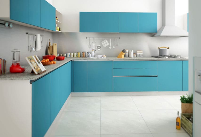 What is an L-Shaped Kitchen?  Definition of L-Shaped Kitchen